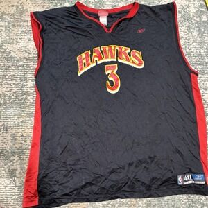Vintage Reebok Atlanta Hawks Abdur-rahim Jersey 4XL